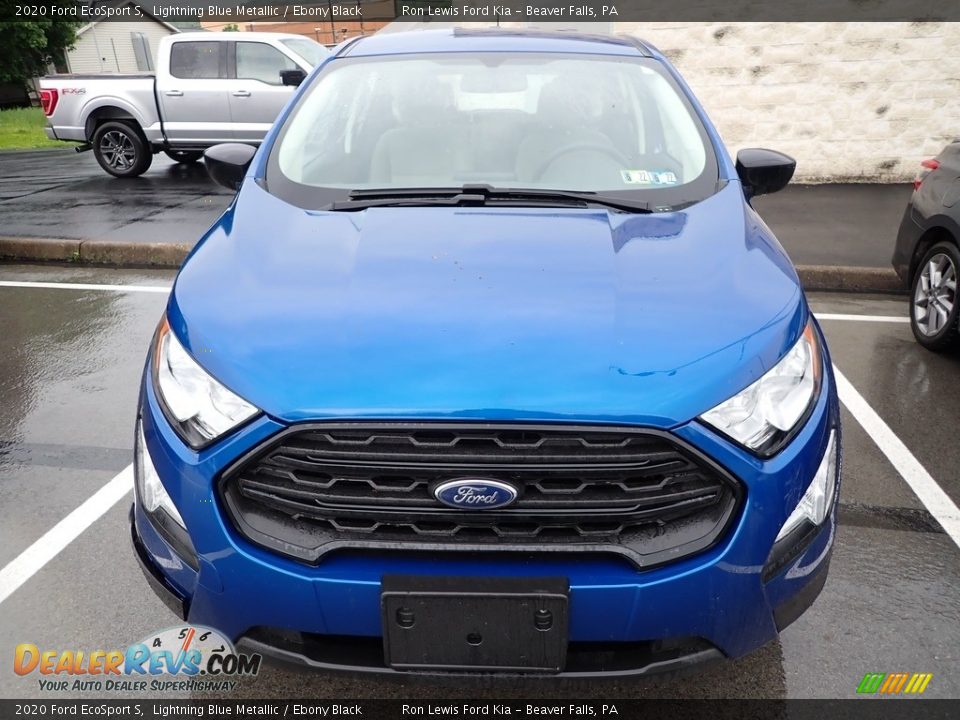 2020 Ford EcoSport S Lightning Blue Metallic / Ebony Black Photo #2