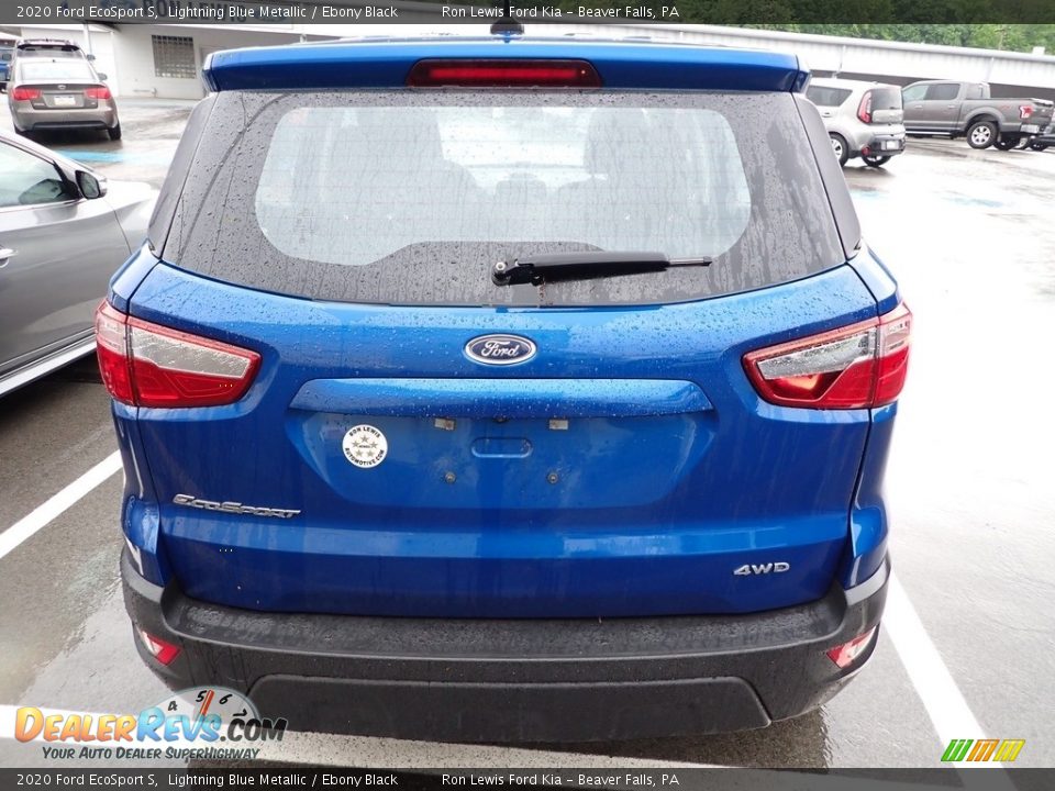 2020 Ford EcoSport S Lightning Blue Metallic / Ebony Black Photo #4