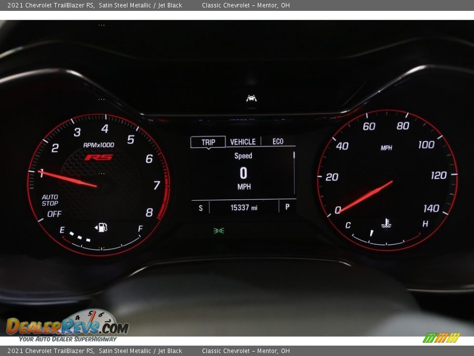 2021 Chevrolet TrailBlazer RS Gauges Photo #8