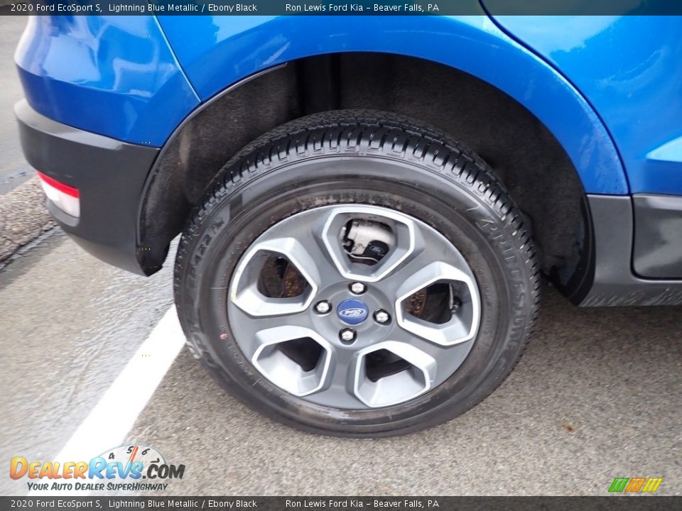 2020 Ford EcoSport S Lightning Blue Metallic / Ebony Black Photo #5
