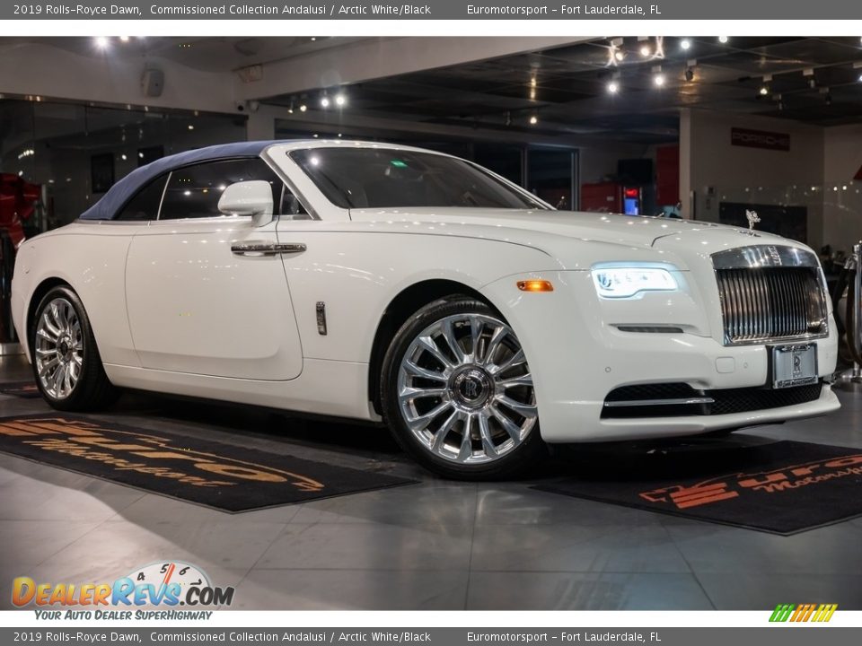 2019 Rolls-Royce Dawn Commissioned Collection Andalusi / Arctic White/Black Photo #1