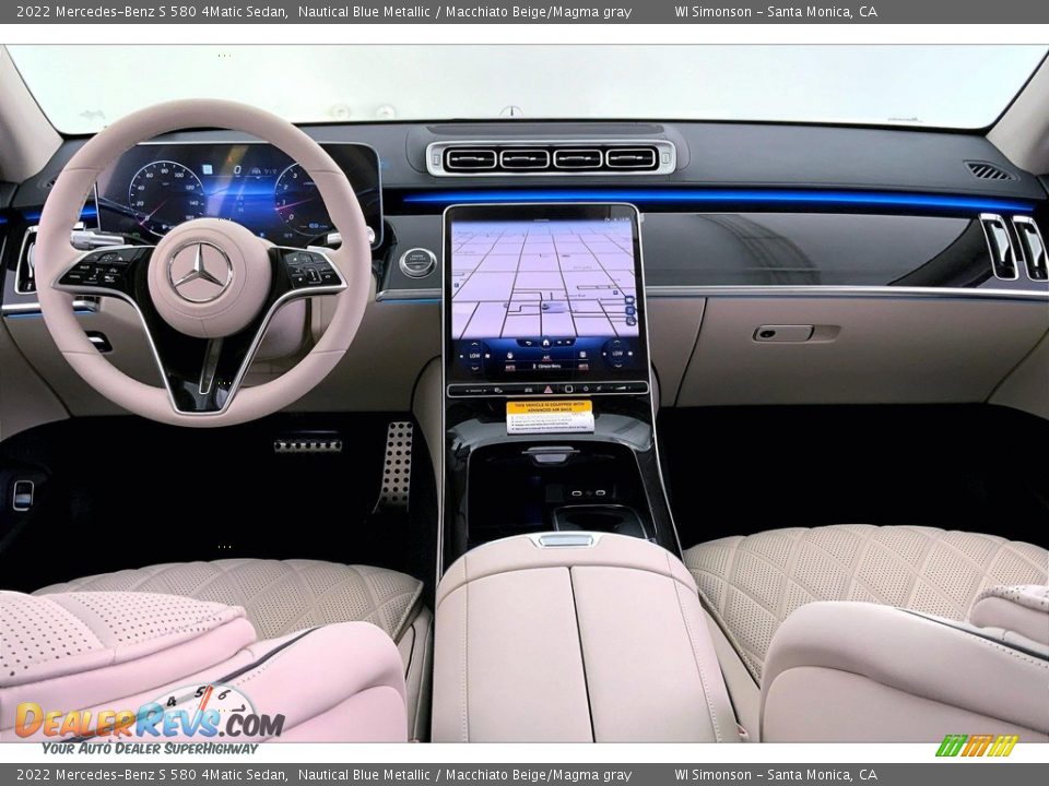 Dashboard of 2022 Mercedes-Benz S 580 4Matic Sedan Photo #6