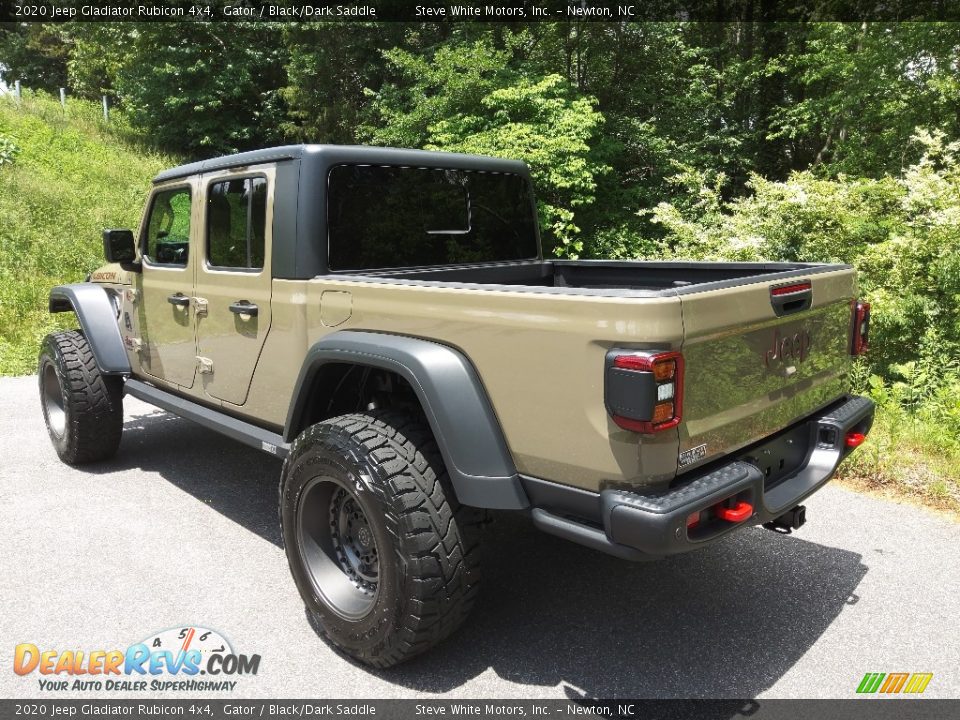 2020 Jeep Gladiator Rubicon 4x4 Gator / Black/Dark Saddle Photo #10