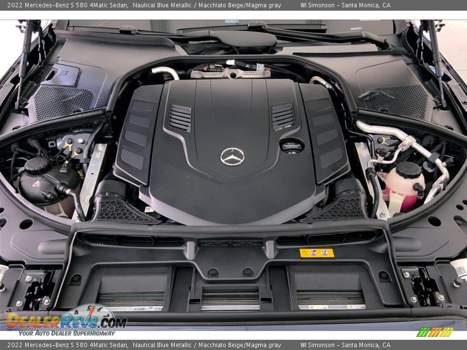 2022 Mercedes-Benz S 580 4Matic Sedan 4.0 Liter DI biturbo DOHC 32-Valve VVT V8 Engine Photo #9