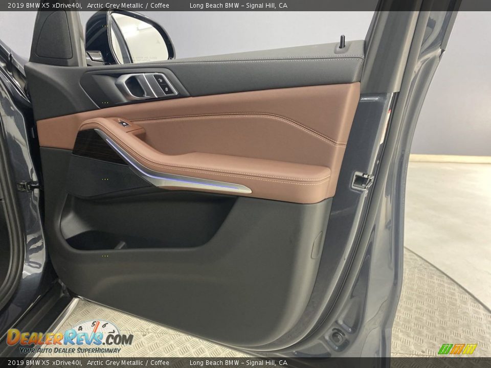 2019 BMW X5 xDrive40i Arctic Grey Metallic / Coffee Photo #31