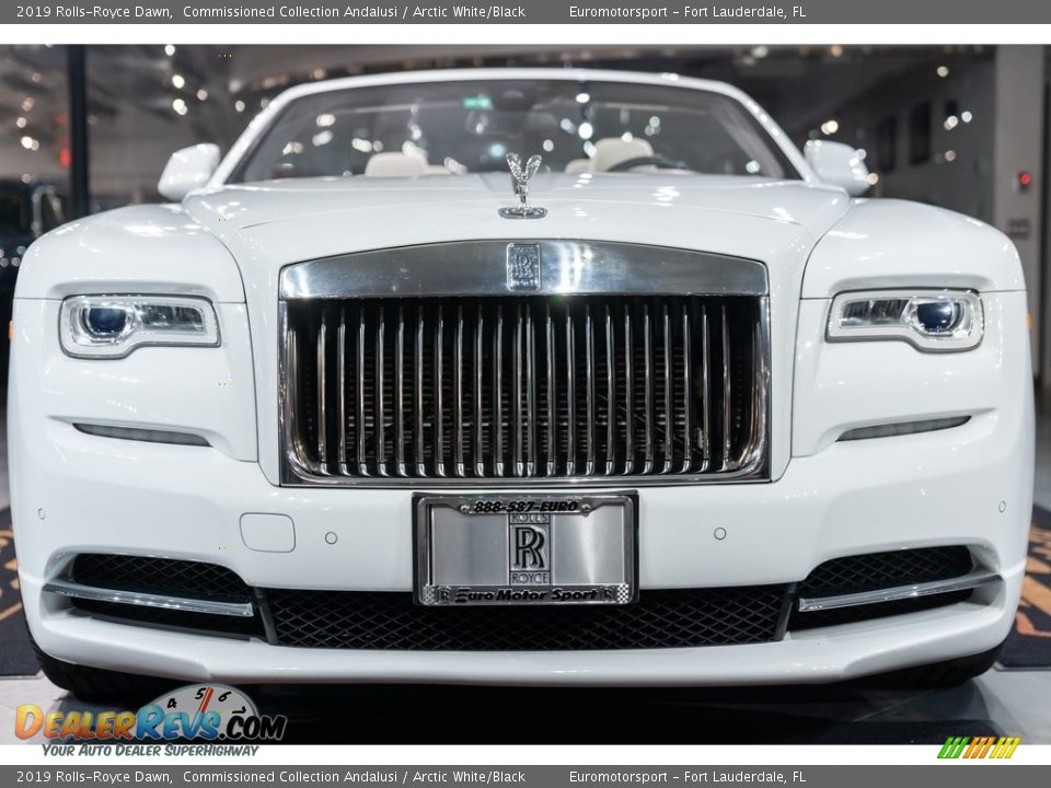 2019 Rolls-Royce Dawn Commissioned Collection Andalusi / Arctic White/Black Photo #8