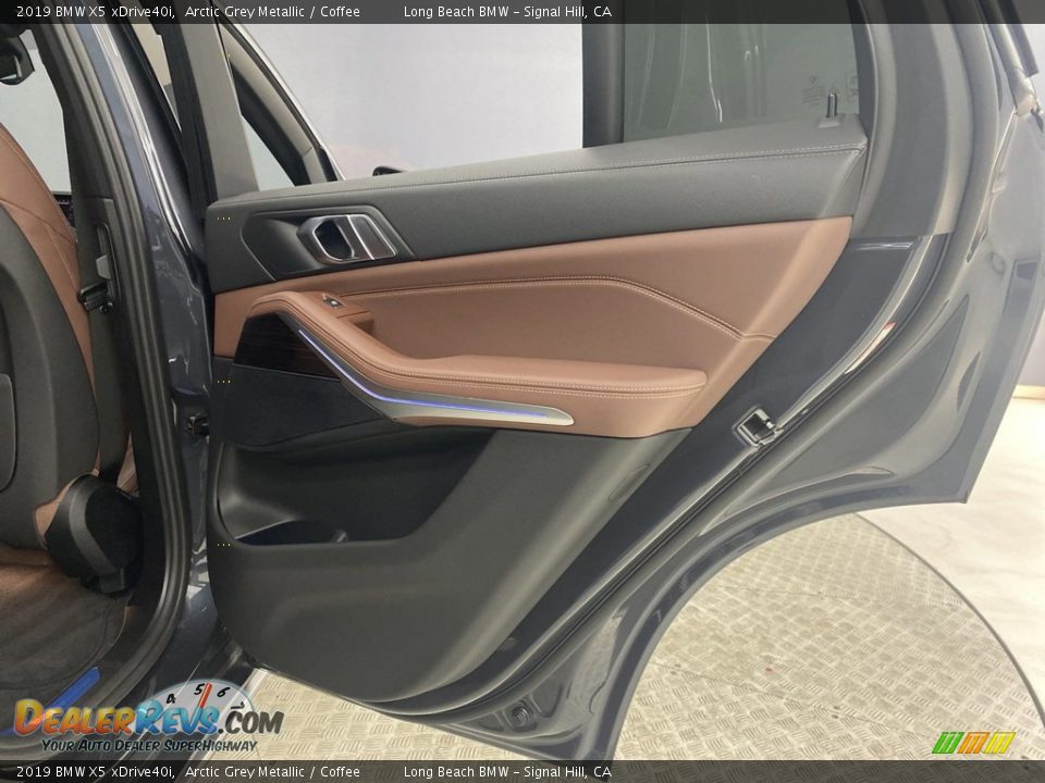 2019 BMW X5 xDrive40i Arctic Grey Metallic / Coffee Photo #34