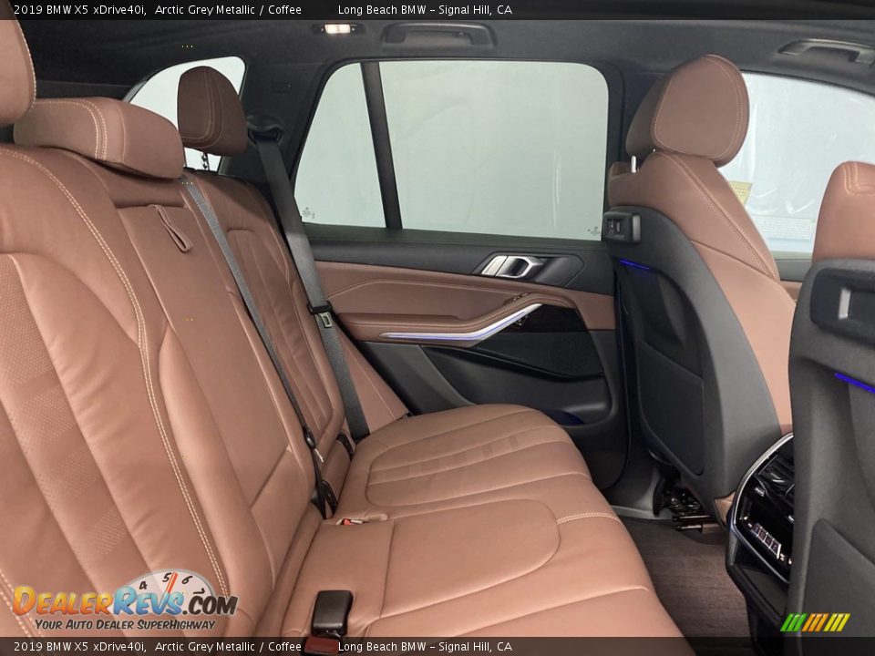 2019 BMW X5 xDrive40i Arctic Grey Metallic / Coffee Photo #36