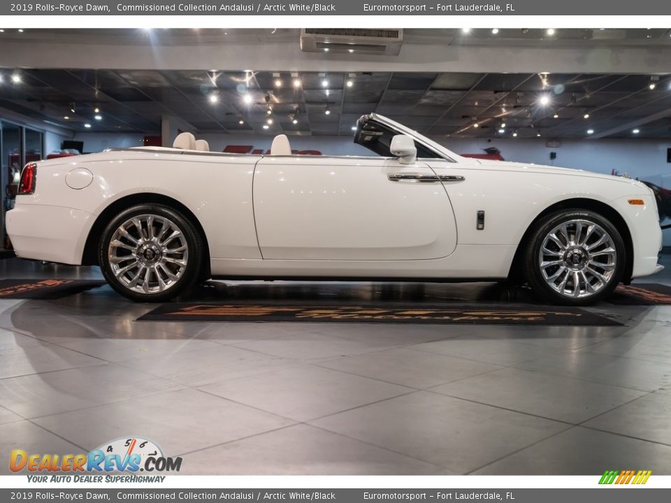 2019 Rolls-Royce Dawn Commissioned Collection Andalusi / Arctic White/Black Photo #12