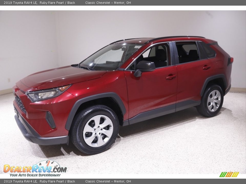 2019 Toyota RAV4 LE Ruby Flare Pearl / Black Photo #3