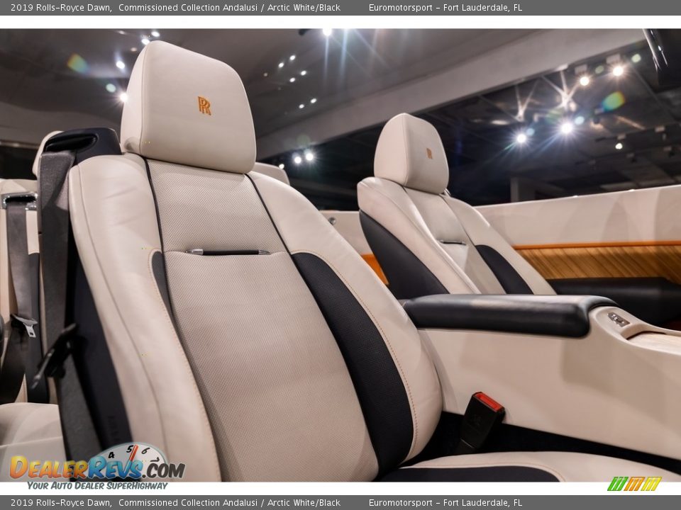 2019 Rolls-Royce Dawn Commissioned Collection Andalusi / Arctic White/Black Photo #13