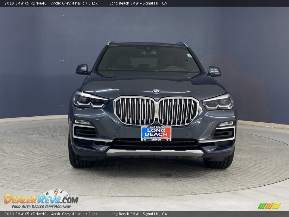 2019 BMW X5 xDrive40i Arctic Grey Metallic / Black Photo #2