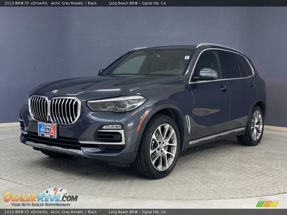 2019 BMW X5 xDrive40i Arctic Grey Metallic / Black Photo #3