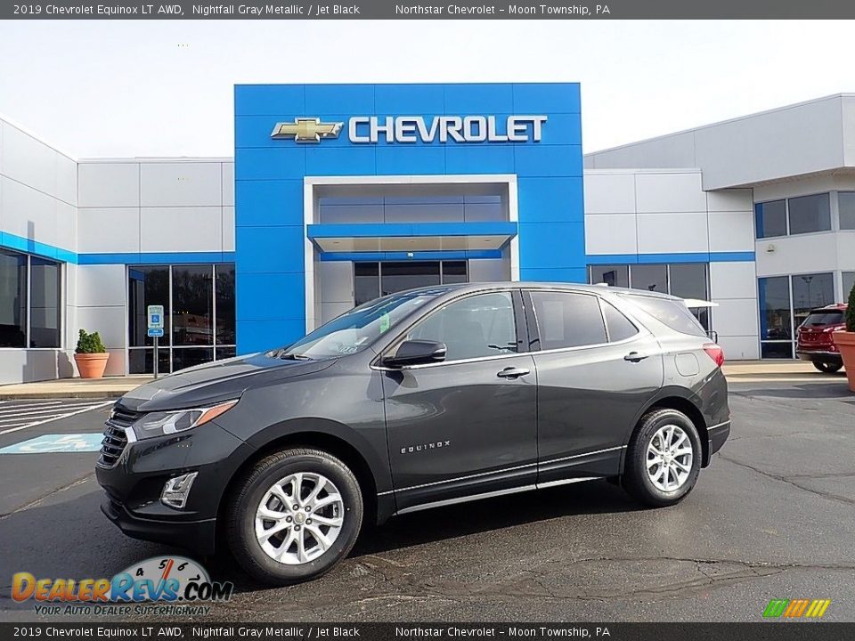 2019 Chevrolet Equinox LT AWD Nightfall Gray Metallic / Jet Black Photo #1