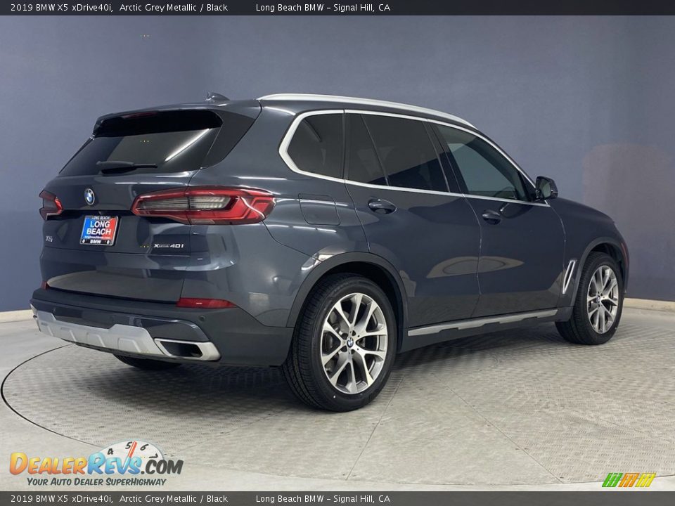 2019 BMW X5 xDrive40i Arctic Grey Metallic / Black Photo #5