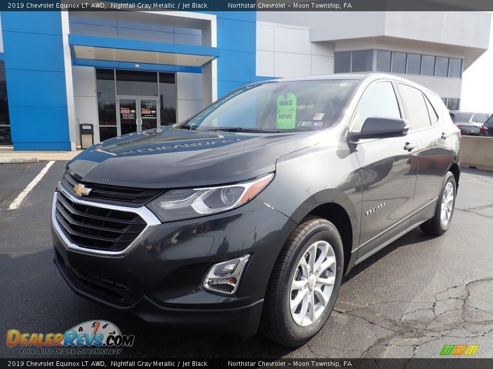 2019 Chevrolet Equinox LT AWD Nightfall Gray Metallic / Jet Black Photo #2