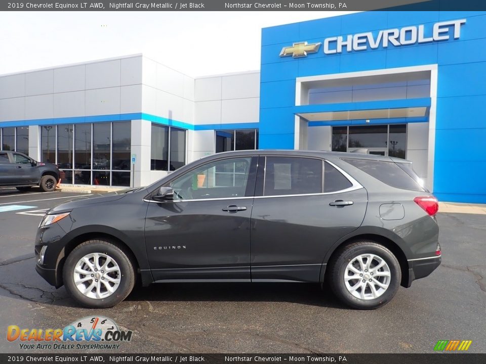 2019 Chevrolet Equinox LT AWD Nightfall Gray Metallic / Jet Black Photo #3