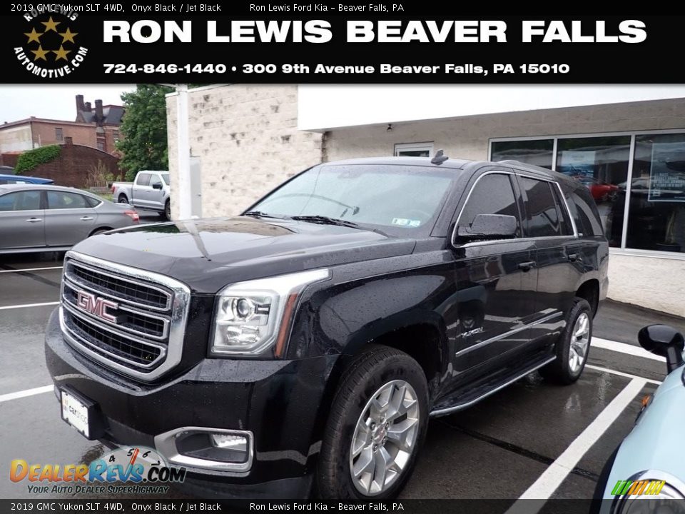 2019 GMC Yukon SLT 4WD Onyx Black / Jet Black Photo #1