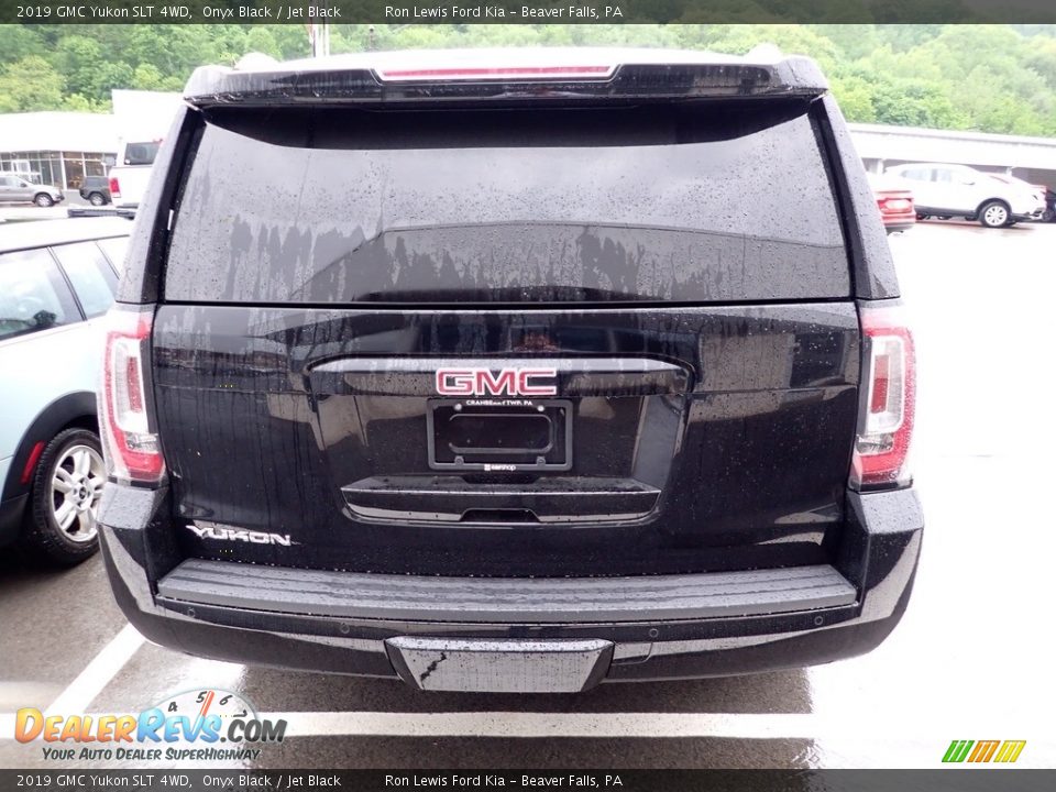 2019 GMC Yukon SLT 4WD Onyx Black / Jet Black Photo #4