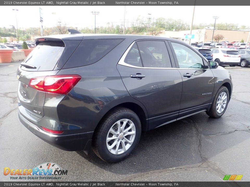 2019 Chevrolet Equinox LT AWD Nightfall Gray Metallic / Jet Black Photo #9