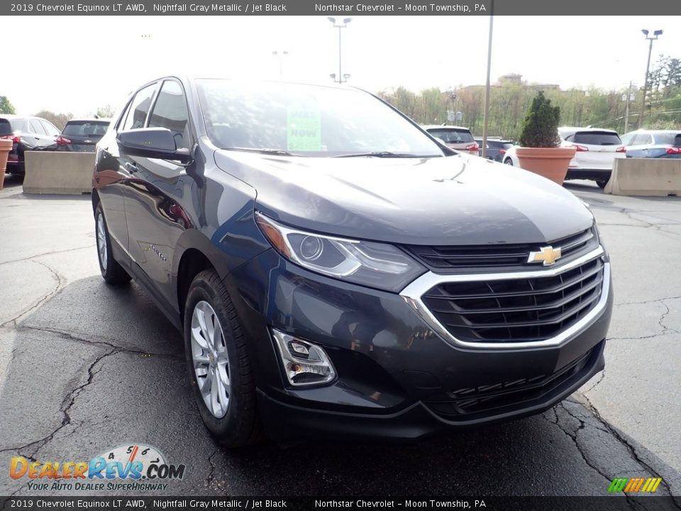 2019 Chevrolet Equinox LT AWD Nightfall Gray Metallic / Jet Black Photo #12