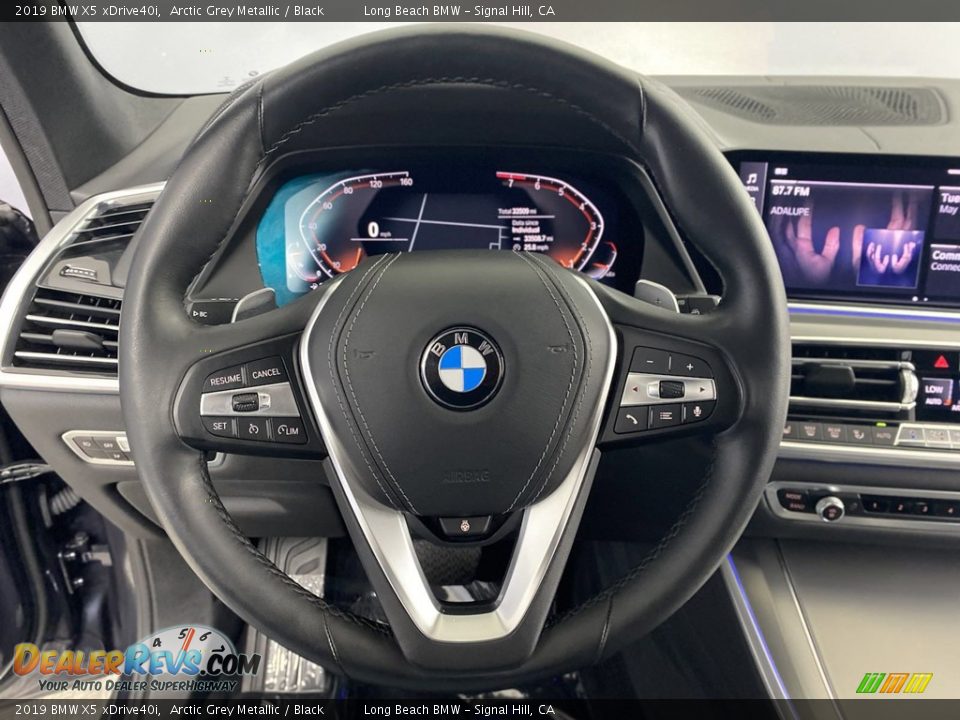 2019 BMW X5 xDrive40i Arctic Grey Metallic / Black Photo #17