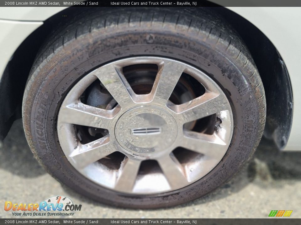 2008 Lincoln MKZ AWD Sedan White Suede / Sand Photo #29