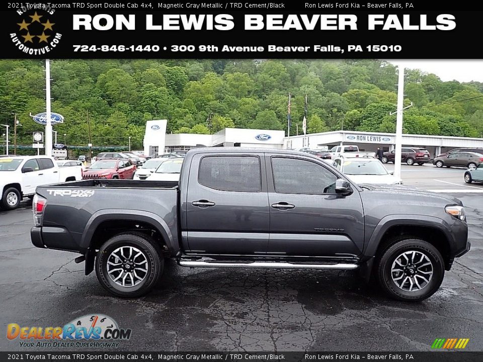 2021 Toyota Tacoma TRD Sport Double Cab 4x4 Magnetic Gray Metallic / TRD Cement/Black Photo #1