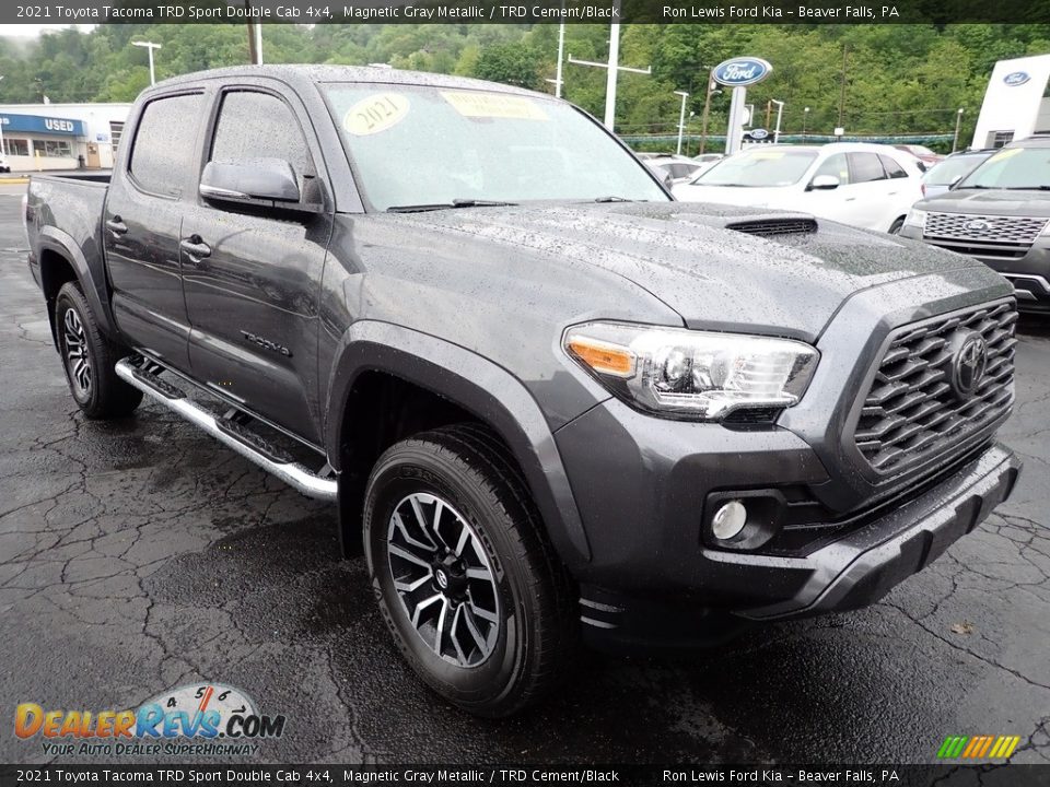 2021 Toyota Tacoma TRD Sport Double Cab 4x4 Magnetic Gray Metallic / TRD Cement/Black Photo #2
