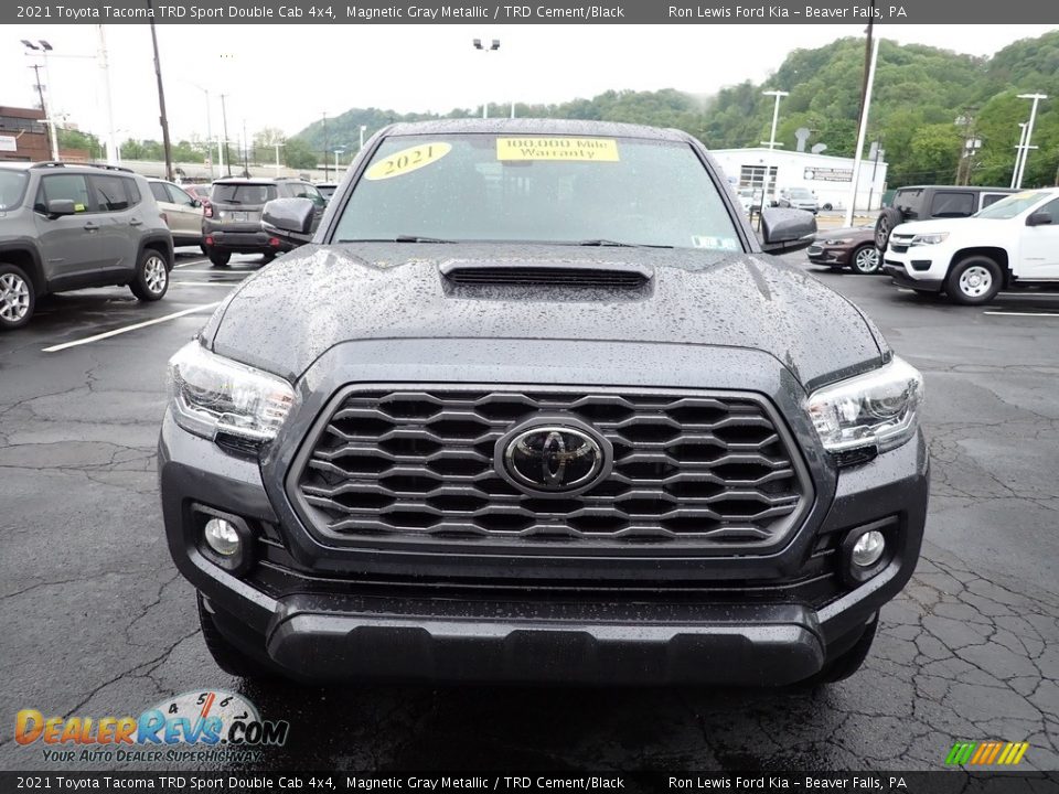 2021 Toyota Tacoma TRD Sport Double Cab 4x4 Magnetic Gray Metallic / TRD Cement/Black Photo #3