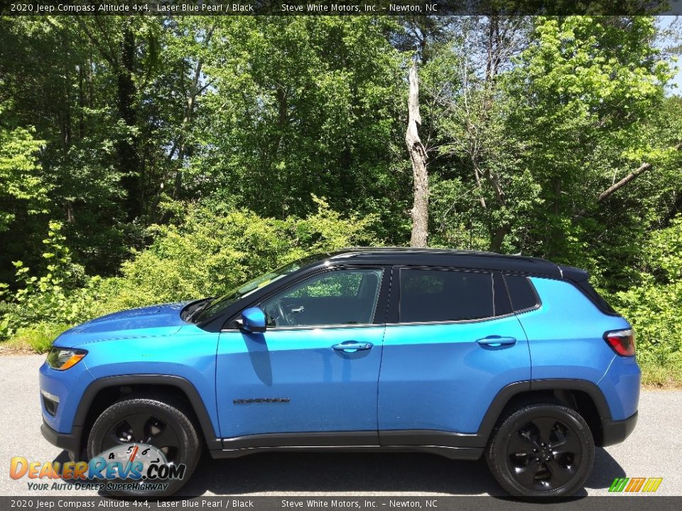 2020 Jeep Compass Altitude 4x4 Laser Blue Pearl / Black Photo #1