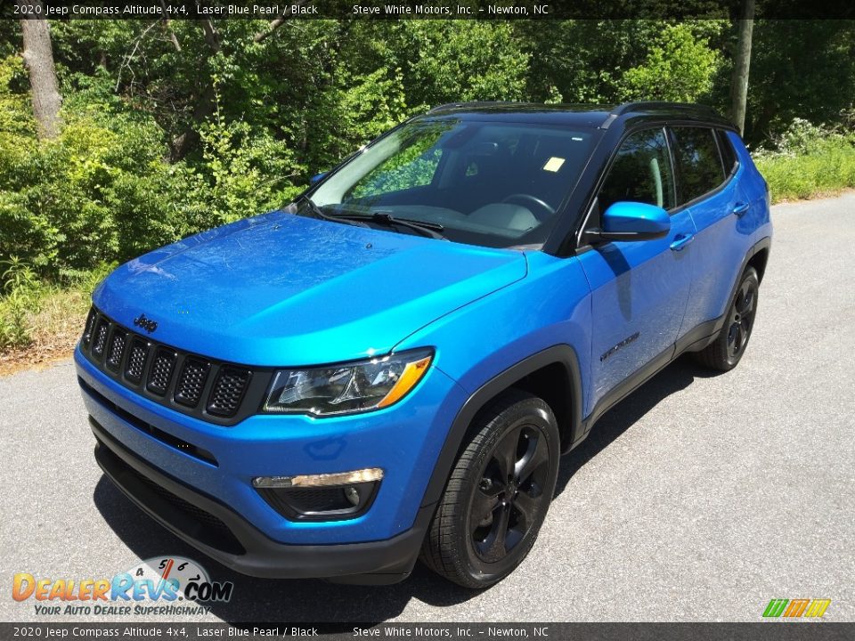 2020 Jeep Compass Altitude 4x4 Laser Blue Pearl / Black Photo #3