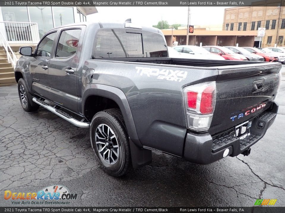 2021 Toyota Tacoma TRD Sport Double Cab 4x4 Magnetic Gray Metallic / TRD Cement/Black Photo #6