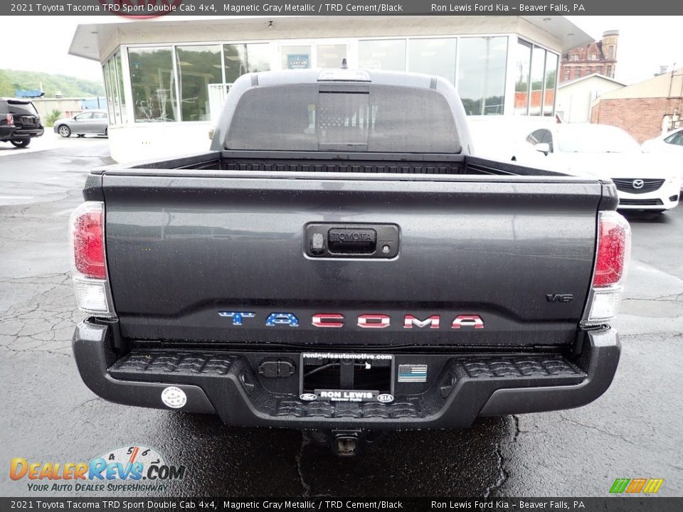 2021 Toyota Tacoma TRD Sport Double Cab 4x4 Magnetic Gray Metallic / TRD Cement/Black Photo #7