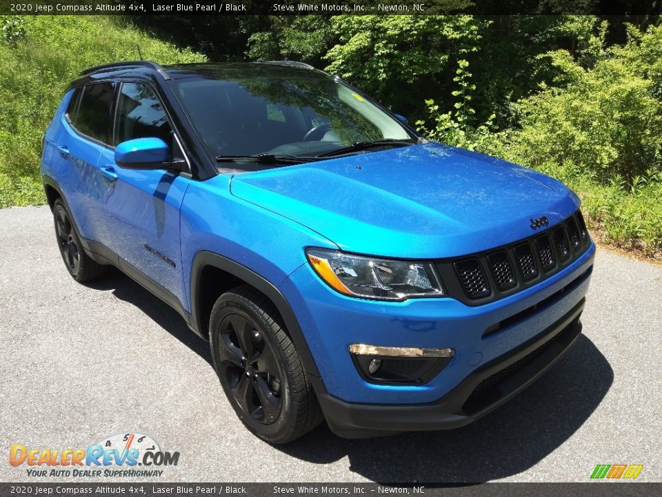 2020 Jeep Compass Altitude 4x4 Laser Blue Pearl / Black Photo #5