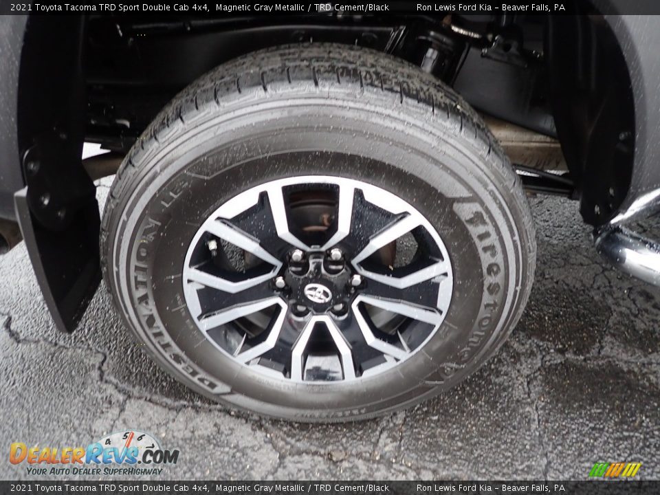 2021 Toyota Tacoma TRD Sport Double Cab 4x4 Magnetic Gray Metallic / TRD Cement/Black Photo #9