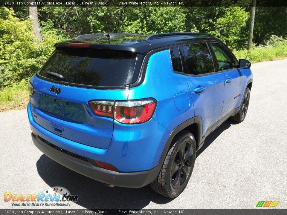 2020 Jeep Compass Altitude 4x4 Laser Blue Pearl / Black Photo #7