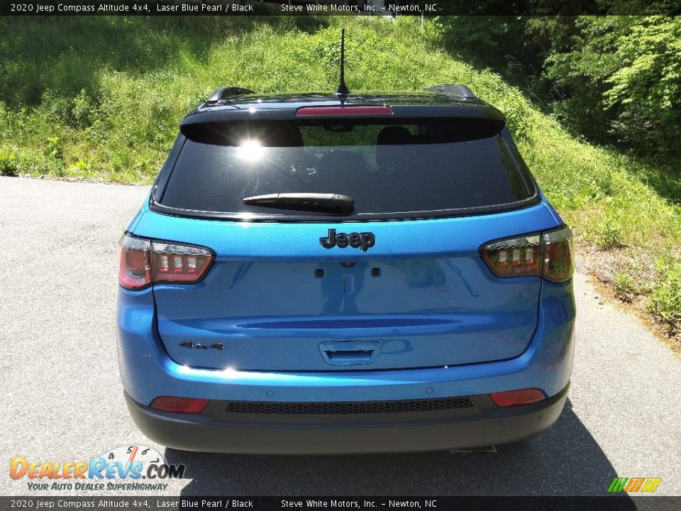 2020 Jeep Compass Altitude 4x4 Laser Blue Pearl / Black Photo #8