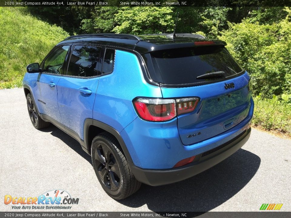 2020 Jeep Compass Altitude 4x4 Laser Blue Pearl / Black Photo #9