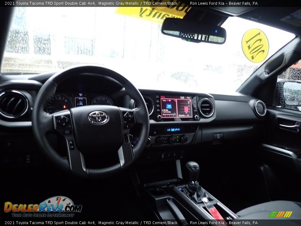 2021 Toyota Tacoma TRD Sport Double Cab 4x4 Magnetic Gray Metallic / TRD Cement/Black Photo #14