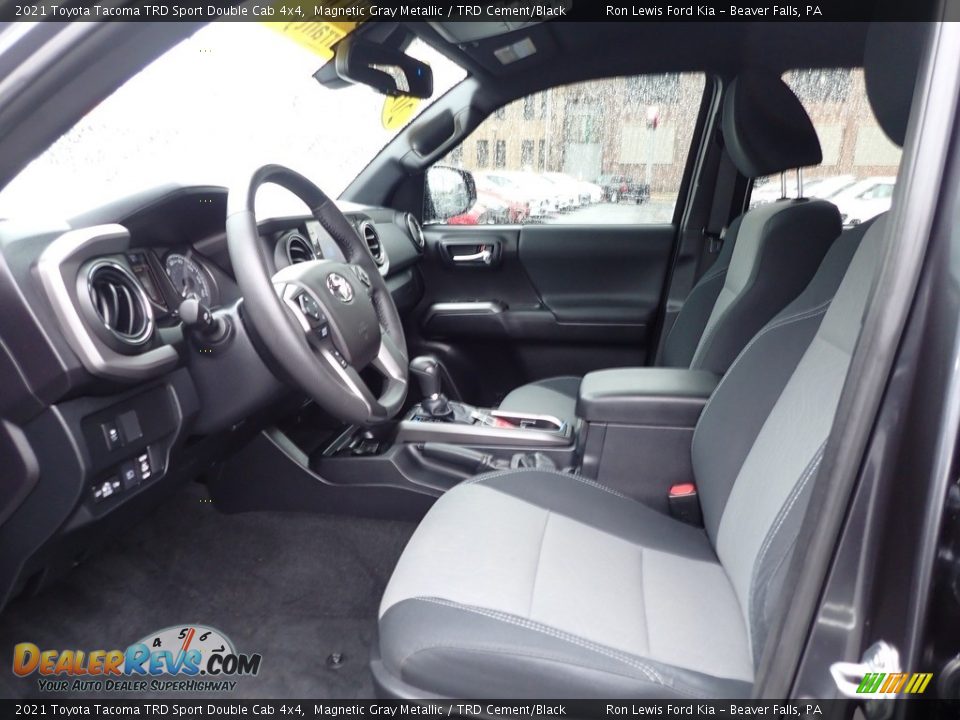 2021 Toyota Tacoma TRD Sport Double Cab 4x4 Magnetic Gray Metallic / TRD Cement/Black Photo #15