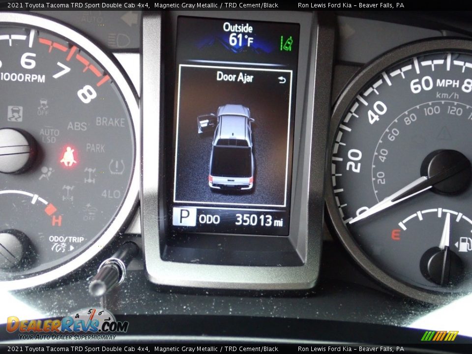 2021 Toyota Tacoma TRD Sport Double Cab 4x4 Magnetic Gray Metallic / TRD Cement/Black Photo #17