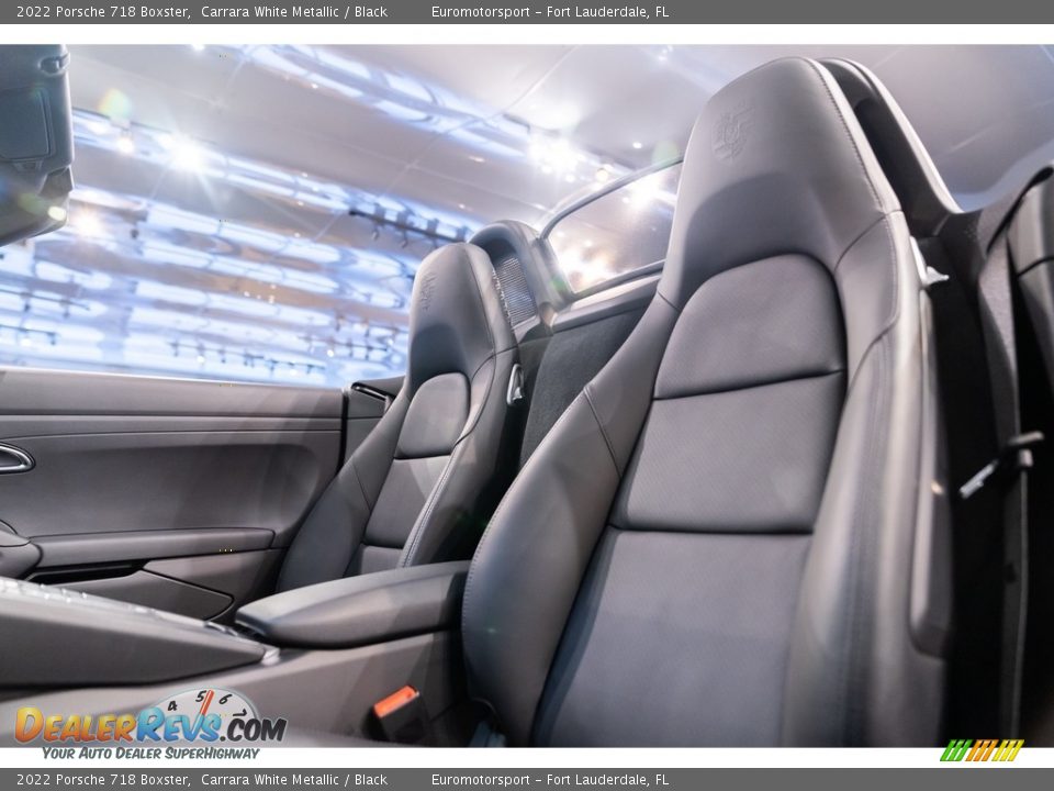 2022 Porsche 718 Boxster Carrara White Metallic / Black Photo #2