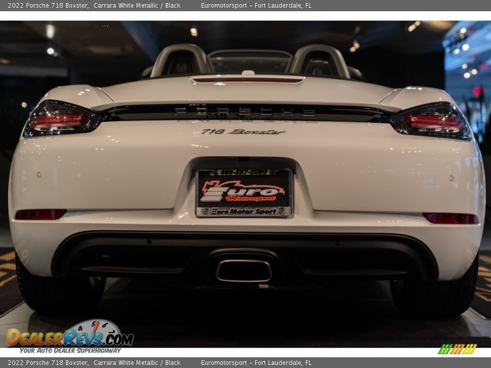 2022 Porsche 718 Boxster Carrara White Metallic / Black Photo #7