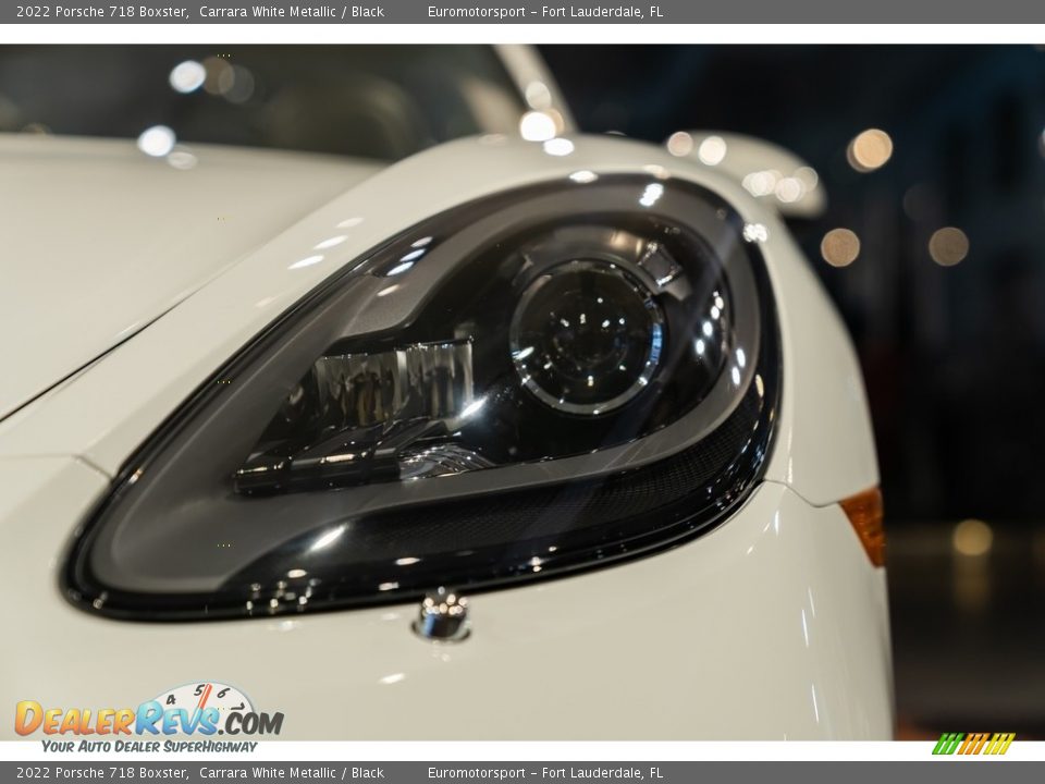 2022 Porsche 718 Boxster Carrara White Metallic / Black Photo #8