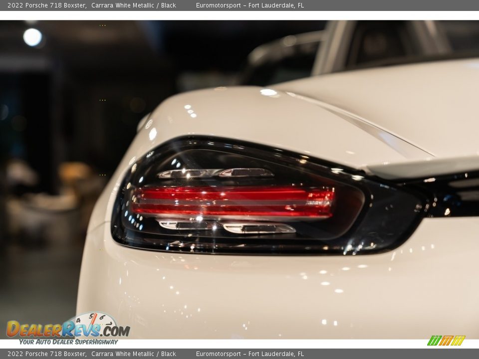 2022 Porsche 718 Boxster Carrara White Metallic / Black Photo #9