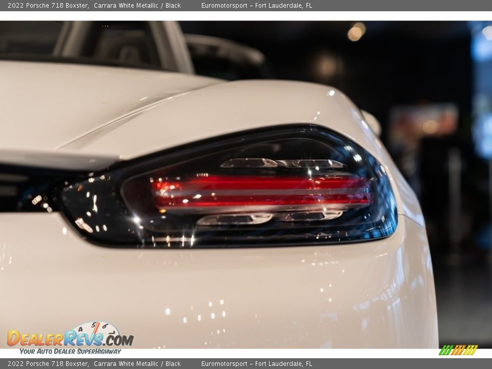 2022 Porsche 718 Boxster Carrara White Metallic / Black Photo #10