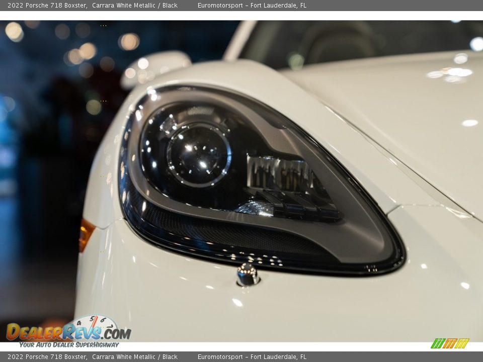 2022 Porsche 718 Boxster Carrara White Metallic / Black Photo #12