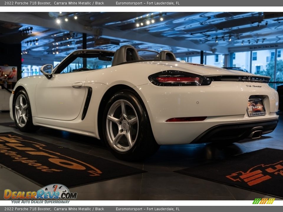 2022 Porsche 718 Boxster Carrara White Metallic / Black Photo #15