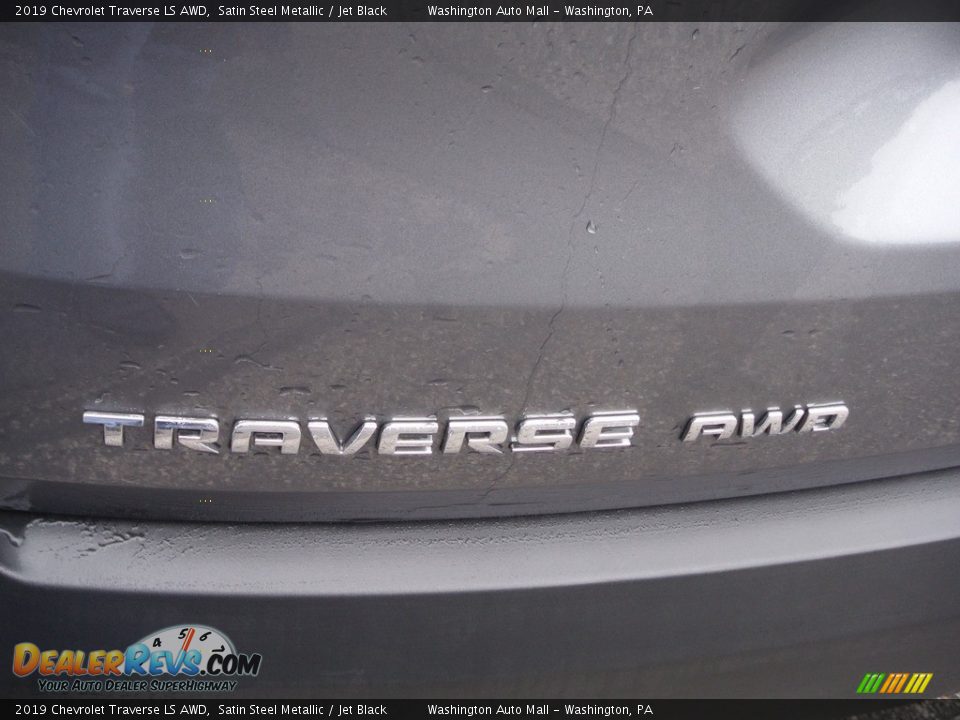 2019 Chevrolet Traverse LS AWD Satin Steel Metallic / Jet Black Photo #8
